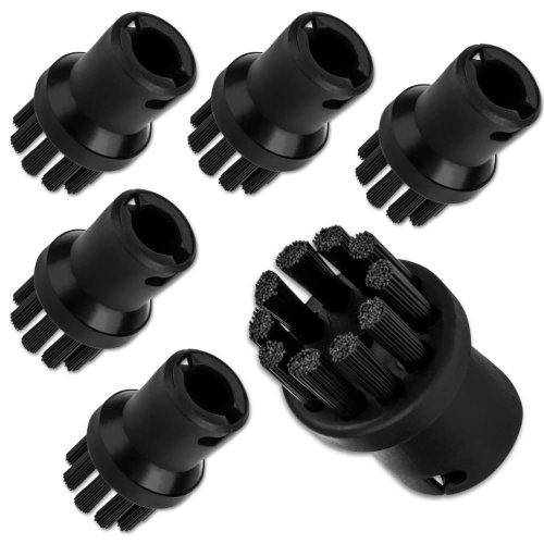Szczotki PUREY HeavyDuty do parownicy KARCHER SC (czarne) (6 sztuk)