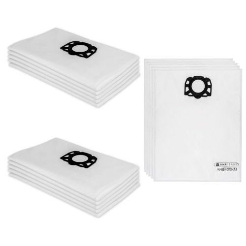 Worki syntetyczne PUREY do odkurzaczy KARCHER SE 5, SE 6,  WD 4, WD 5, WD 6 (15 sztuk)