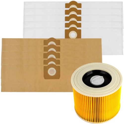 Komplet akcesoriów PUREY do KARCHER WD 3, SE 4001 - 10 worków + 1 filtr