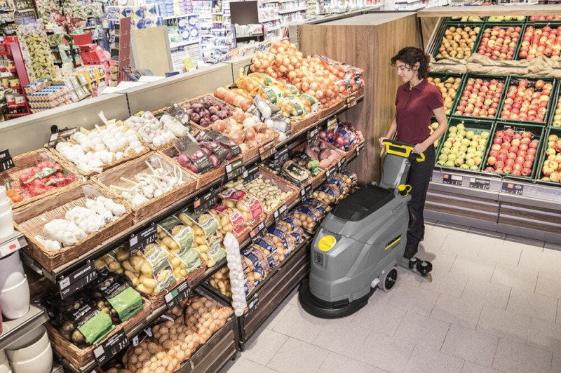 BD 43/25 C Bp Akumulatorowa szorowarka (430mm, 1720m²/h) Kärcher