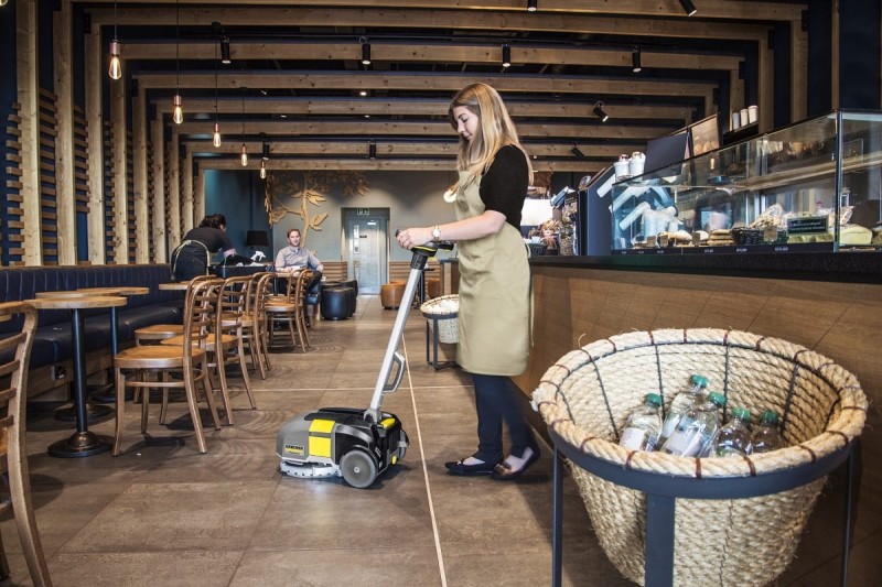 bd 30/4 bezprzewodowa szorowarka do restauracji