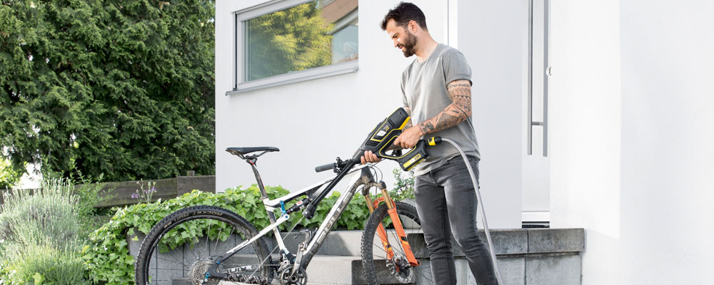 Czyszczenie roweru z Kärcher