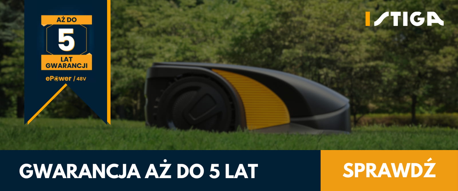 Stiga roboty koszące gwarancja 5 lat