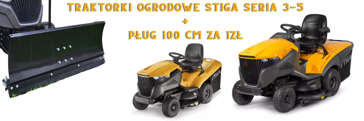 KUP TRAKTOREK OGRODOWY STIGA A PŁUG OTRZYMASZ ZA 1 ZŁ